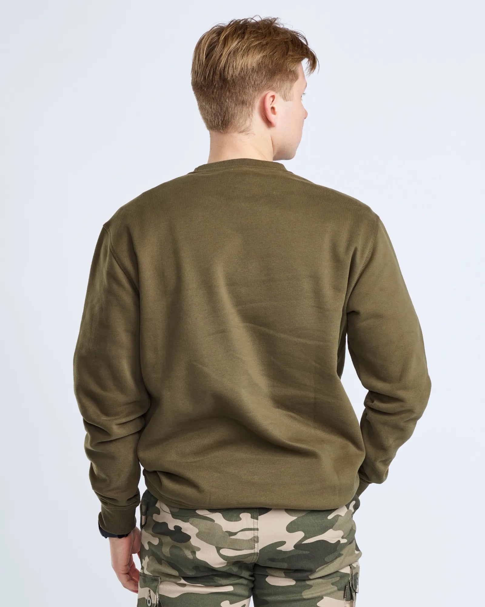 Värnamo PW Logo Sweater – D.Green (103) – 5468