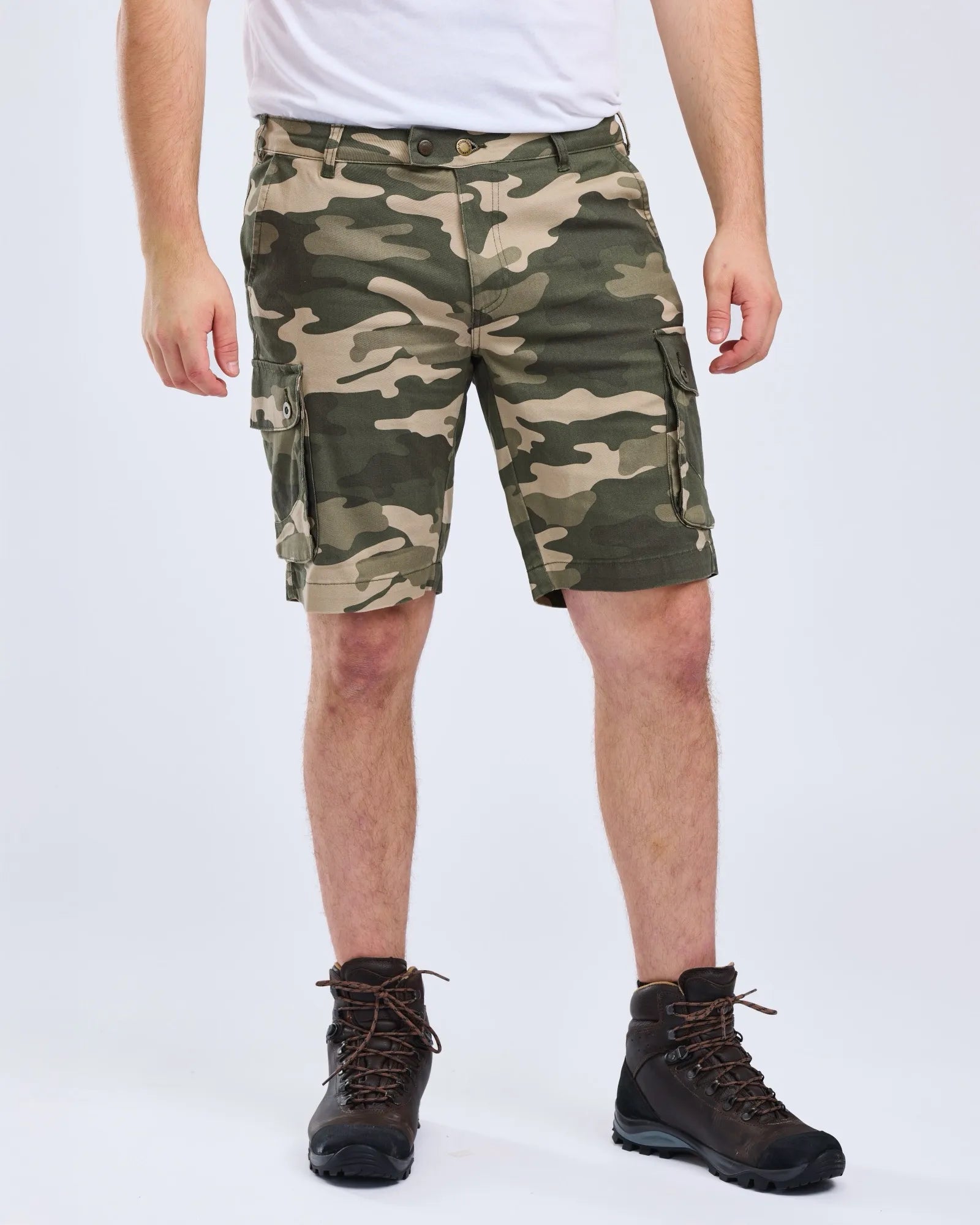 Värnamo Serengeti Shorts M's – Khaki Camou (998) – 5792