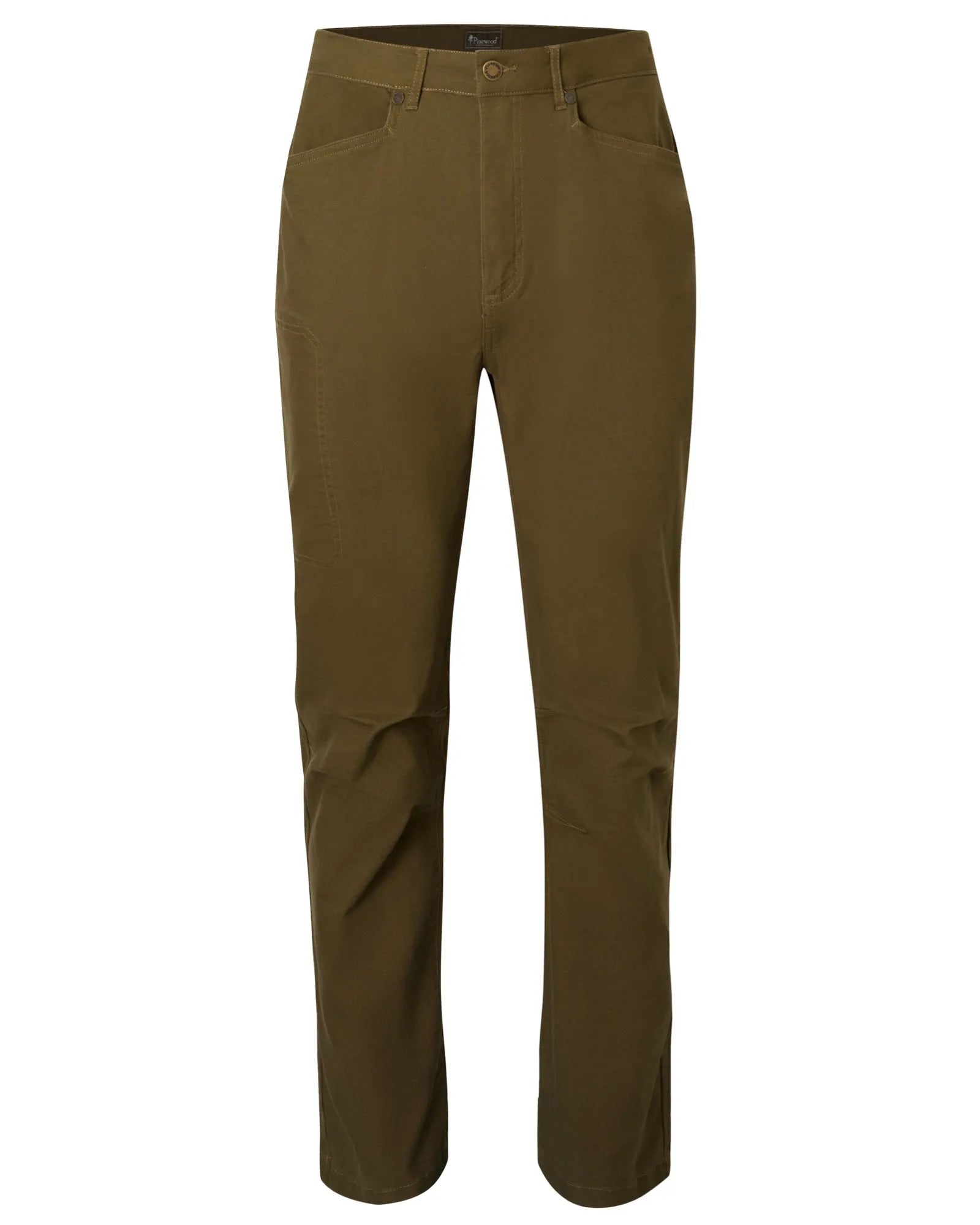 Värnamo Vintage Canvas Trousers M's – Olive Brown (168) – 5352