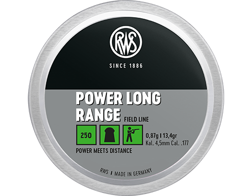 RWS POWER LONG RANGE 0,87g Ø 4,5 mm – gyári termékkép